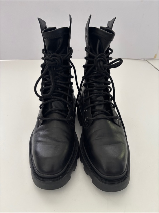 Ash Shoes - ASH Madness Women’s Leather Zip Heeled Boots Size 36
